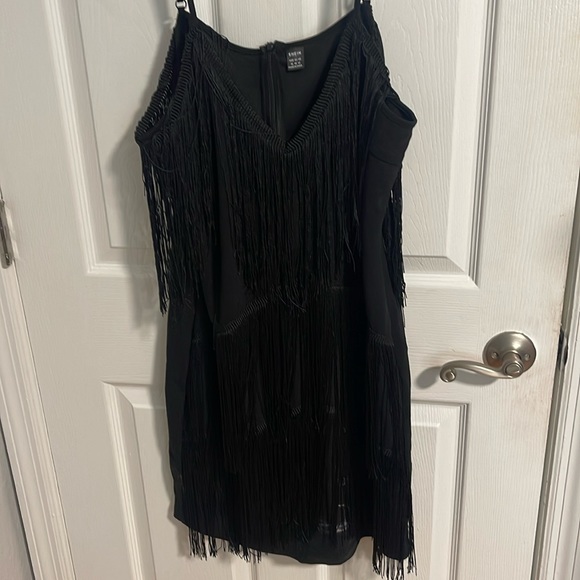 SHEIN black flapper style dress - Picture 2 of 6